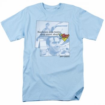 Army Of Darkness Shirt Shop S Mart Light Blue T-Shirt