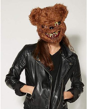 Brown Scary Teddy Bear Mask