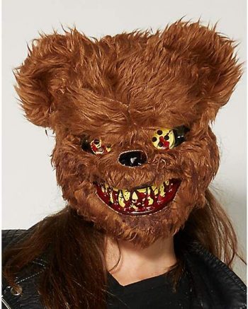 Brown Scary Teddy Bear Mask