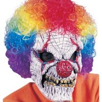 Clown Mask with Wig