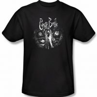 Corpse Bride T-Shirt Warner Bros Movie Bride To Be Adult Black Shirt