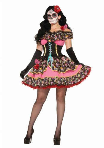 Day of the Dead Senorita Costume for Women