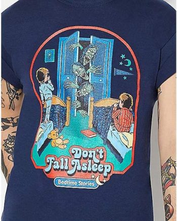 Don't Fall Asleep T Shirt - Steven Rhodes