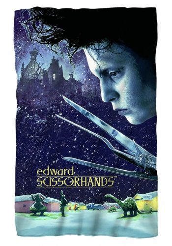 Edward Scissorhands Lightweight Fleece Blanket