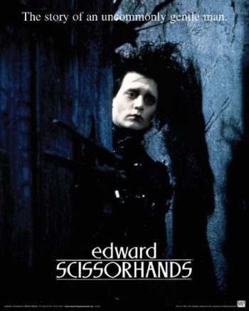 Edward Scissorhands Peeking Poster