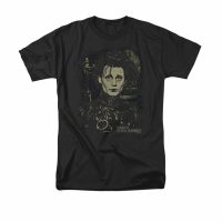 Edward Scissorhands Shirt Edward Adult Black Tee T-Shirt