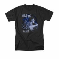 Edward Scissorhands Shirt Hold Me Adult Black Tee T-Shirt