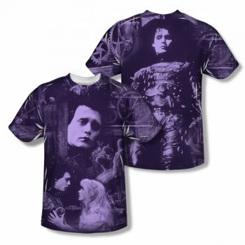 Edward Scissorhands Story Sublimation Shirt Front/Back Print