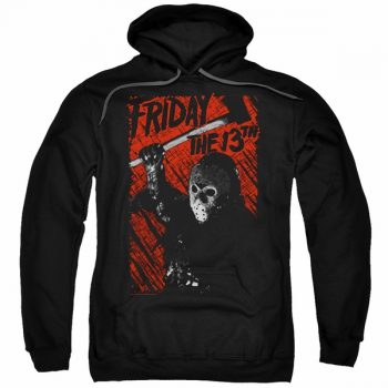 Friday the 13th Hoodie Jason Lives Black Sweatshirt Hoody