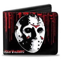 Friday the 13th Jason Voorhees Mask Bi-Fold Wallet