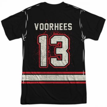 Friday the 13th Shirt Jason Voorhees Jersey Sublimation Shirt Front/Back Print