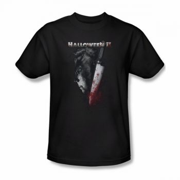 Halloween II Shirt Cold Gaze Adult Black Tee T-Shirt