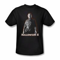 Halloween II Shirt Michael Myers Adult Black Tee T-Shirt