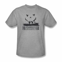 Halloween III Shirt Silhouette Adult Athletic Heather Tee T-Shirt