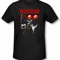 Halloween III T-shirt Movie Trick Or Treat Adult Black Tee Shirt