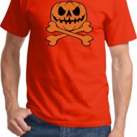 Halloween Pumpkin Skeleton Shirt