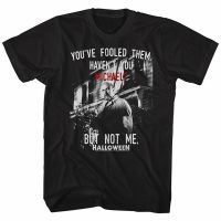 Halloween Shirt Dr. Loomis Fooled Them Black T-Shirt