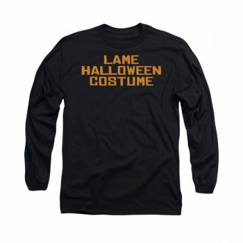 Halloween Shirt Lame Costume Long Sleeve Black Tee T-Shirt