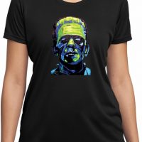 Ladies Frankenstein Face Moisture Wicking Shirt