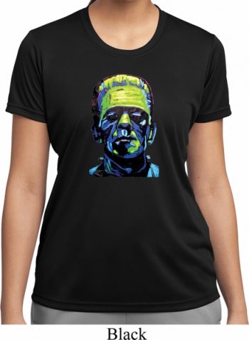 Ladies Frankenstein Face Moisture Wicking Shirt