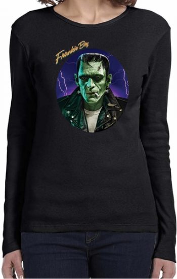 Ladies Frankenstein Tee Frankie Boy Long Sleeve