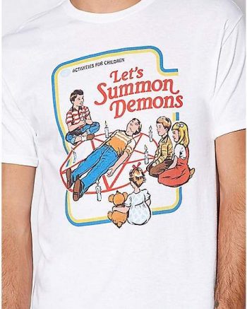 Let's Summon Demons T Shirt - Steven Rhodes