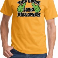 Mens Halloween Shirt This Ghoul Loves Halloween Tee T-Shirt