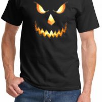 Mens Shirt Pumpkin Head Tee T-Shirt