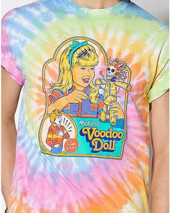 My First Voodoo Doll Tie Dye T Shirt - Steven Rhodes