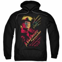 Nightmare On Elm Street Hoodie Freddy Claws Black Sweatshirt Hoody