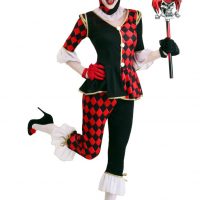 Plus Size Women's Regal Harlequin Costume