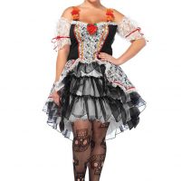 Plus Size Women's Sugar Skull Senorita Costume