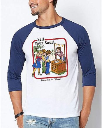 Raglan Sell Your Soul T Shirt - Steven Rhodes