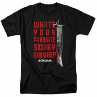 Scream Shirt What's Your Favorite Scary Movie Black T-Shirt