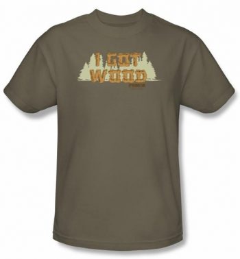 Shaun Of The Dead T-shirt Movie Ed's Shirt Adult Safari Green Shirt