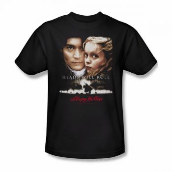 Sleepy Hollow Shirt Heads Will Roll Adult Black Tee T-Shirt