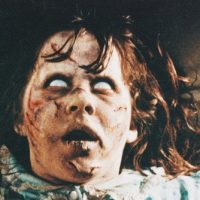 The Exorcist Linda Blair 24X36 Poster Demonic Face