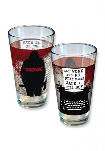 The Shining 16 oz All Work and No Play Pint Glass