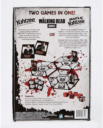 The Walking Dead Yahtzee