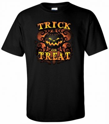 Trick or Treat Halloween Adult Tee Shirt