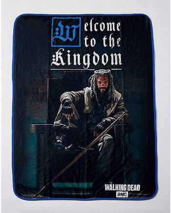 Welcome To The Kingdom Ezekiel Fleece Blanket - The Walking Dead