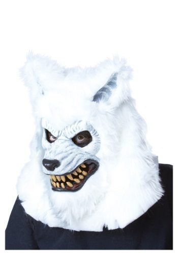 White Werewolf Ani-Motion Mask