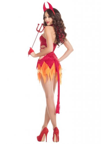 Women's Flaming Diva Costume