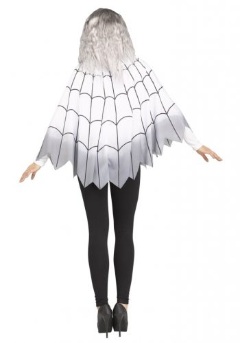 Women's Ombre Spider Web Poncho