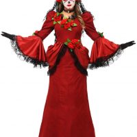 Women's Plus Size Day of the Dead Costume