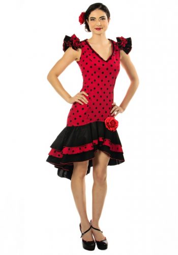 Women's Plus Size Spanish Dancer Costume