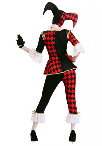 Women's Regal Harlequin Costume