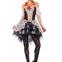 Women's Sugar Skull Senorita Costume