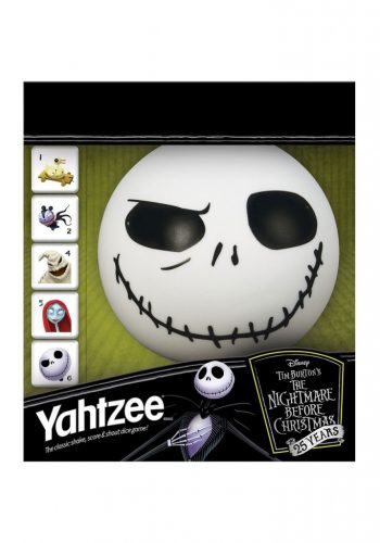 25th Anniversary Yahtzee The Nightmare Before Christmas Game