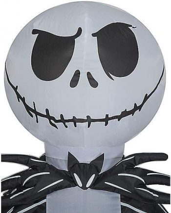 5 Ft Light Up Jack Skellington and Zero Inflatable